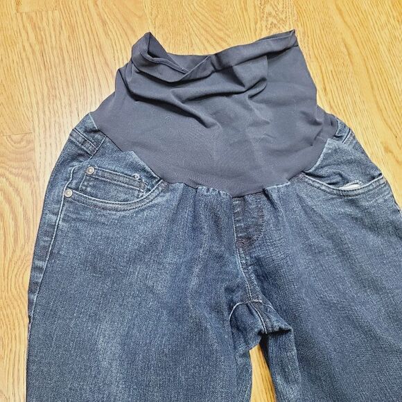 Indigo Blue Maternity Jeans Large (12-14) - Picture 3 of 5